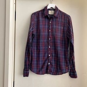 Scotch & Soda Made To Fit and Please Plaid Shirt